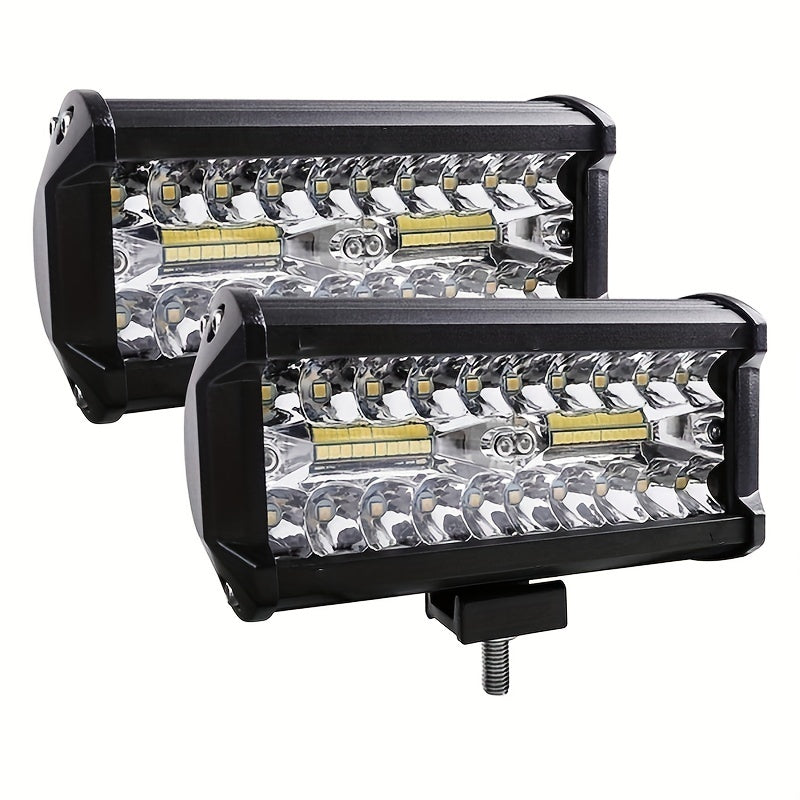 Work Light Bar 120W – 7 LED Spot & Flood