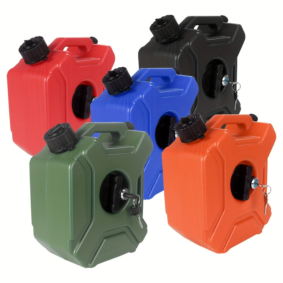 Petrol Can 3L Lockable – Reserve Tank for Motorbikes