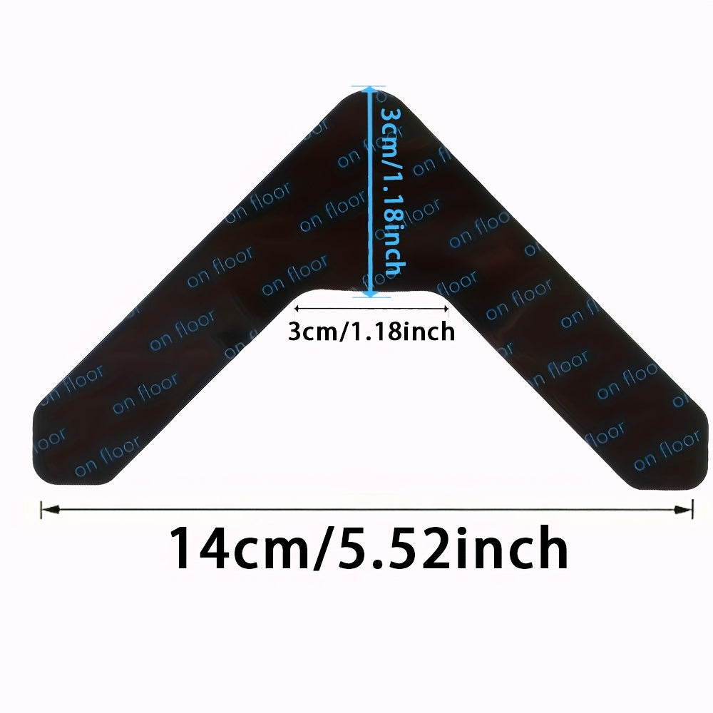 Rug secured in place with anti-slip grippers
