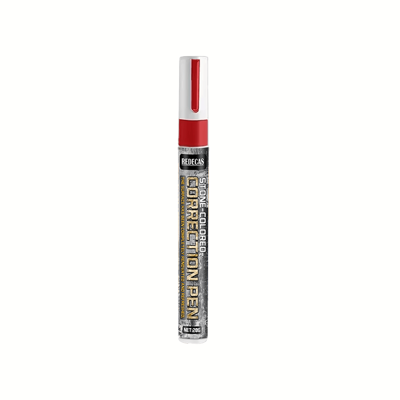 The pen in red
