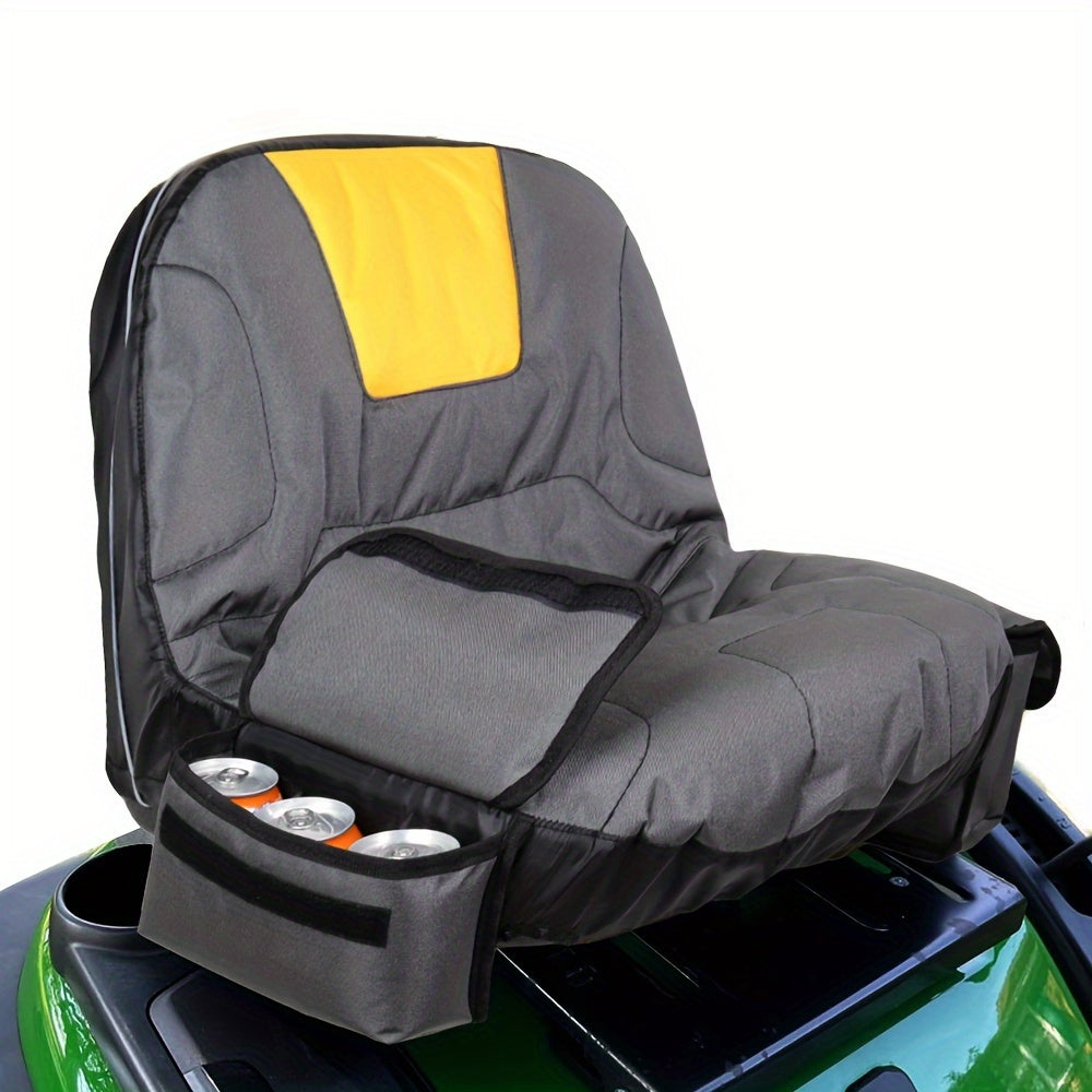 Ride-on mower seat cover