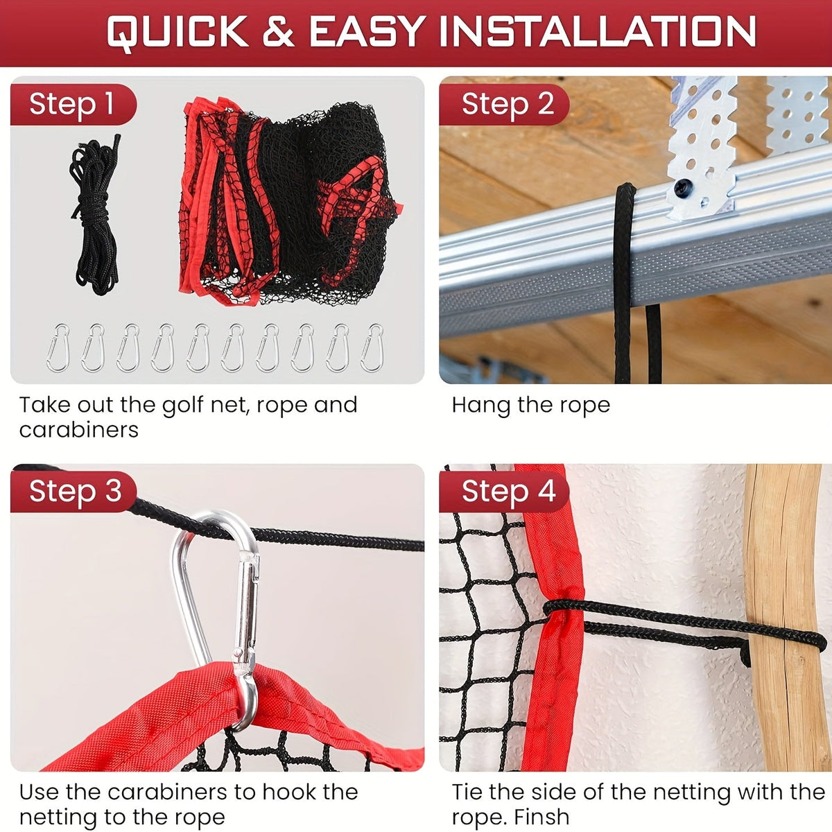Golf net close-up