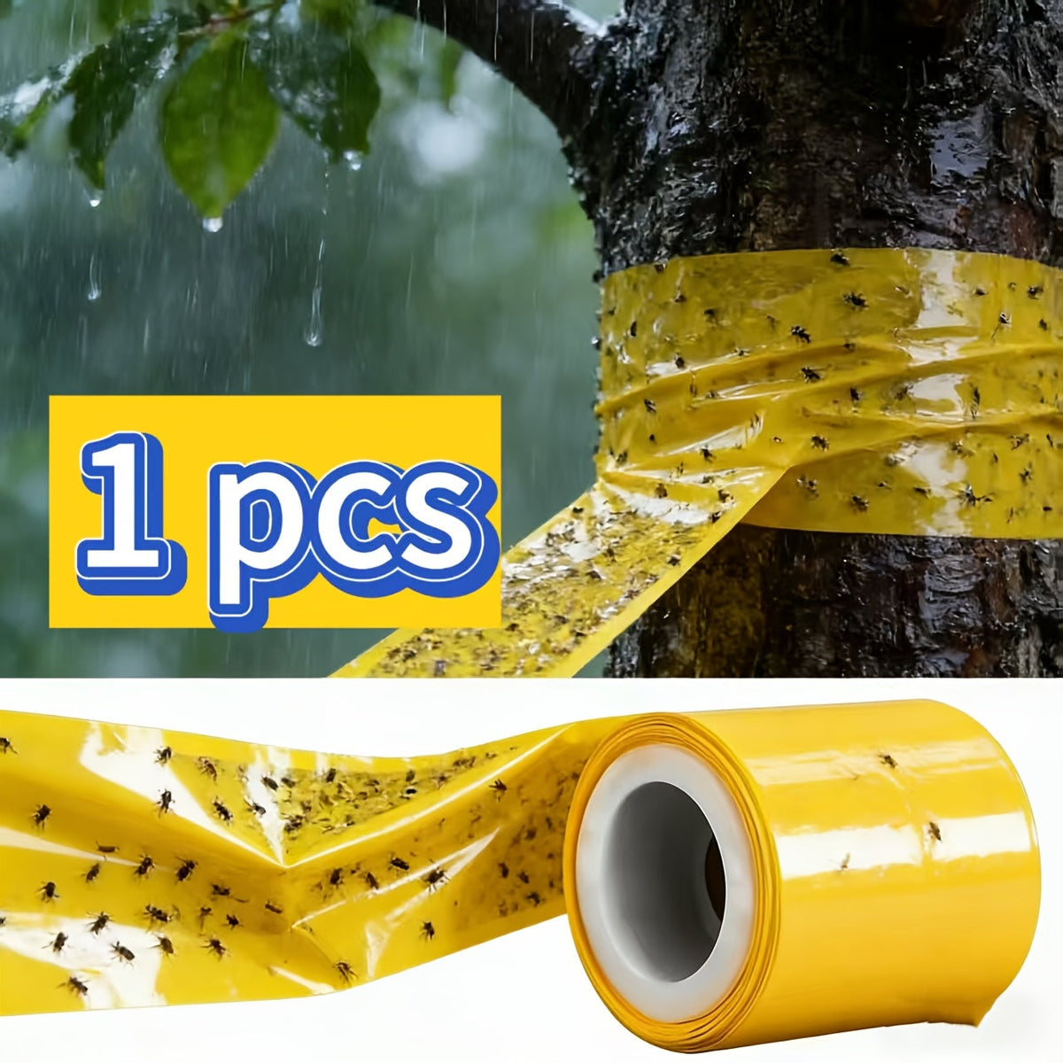 Self-Adhesive Tree Band – Insect Trap for Fruit Trees