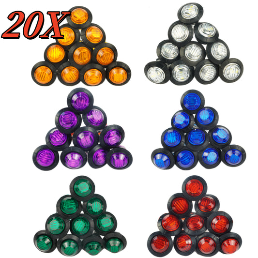 Side marker lights LED 20-pack