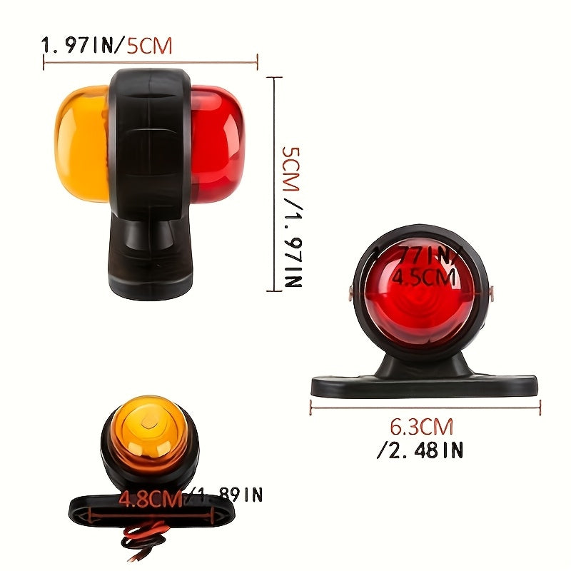 Side Lights LED 4-Pack – Extra Lights for Trucks