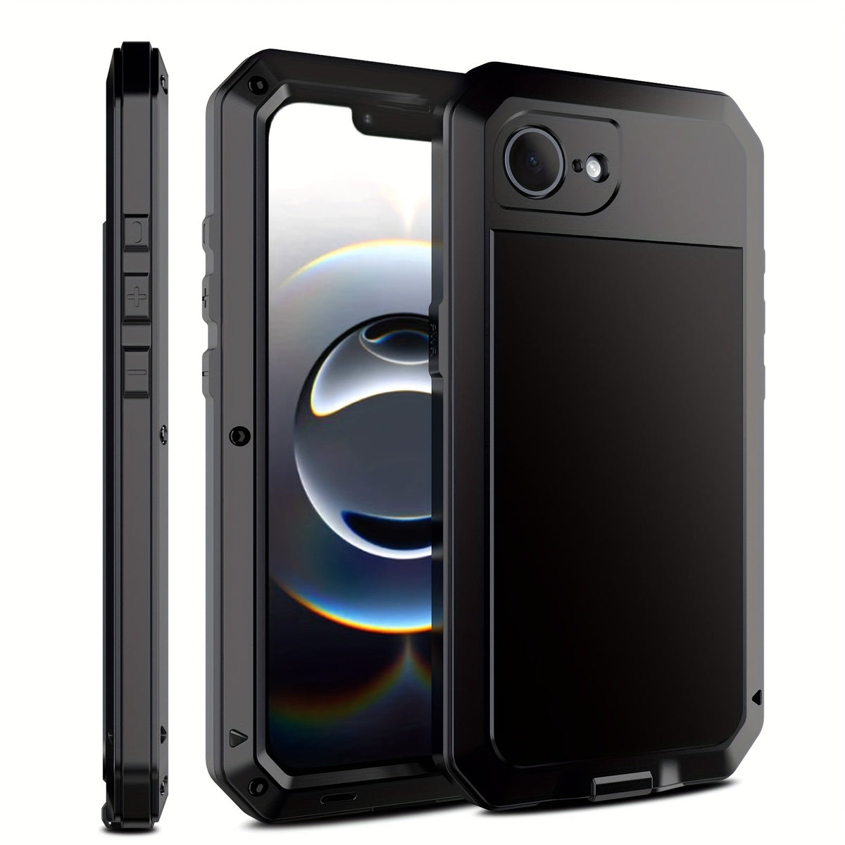 Shockproof iPhone Case – with Lanyard & Screen Protector