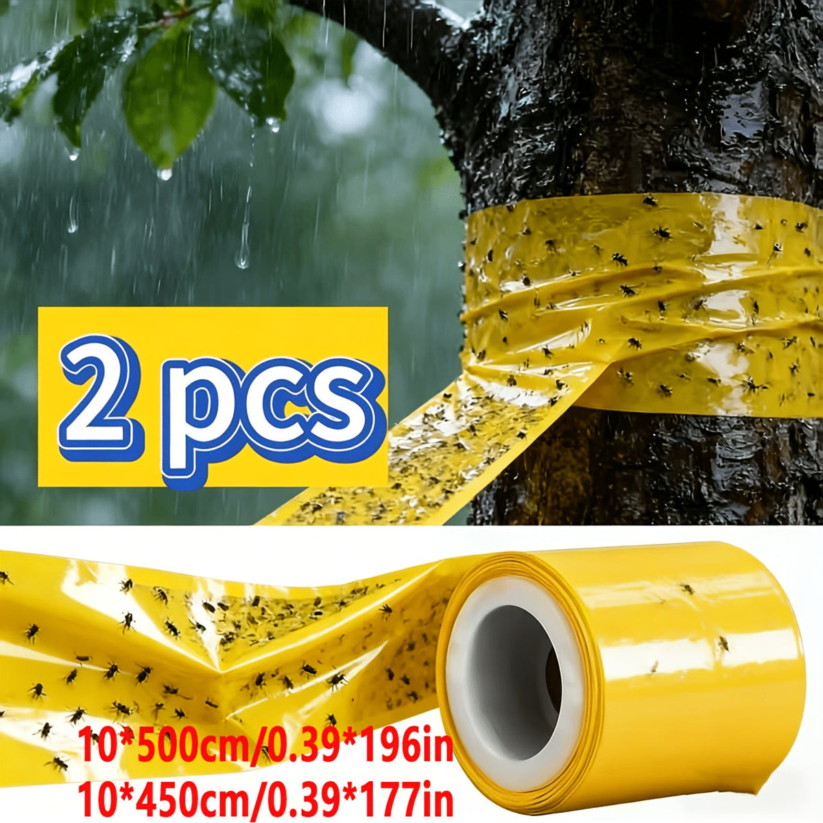 Self-Adhesive Tree Band – Insect Trap for Fruit Trees