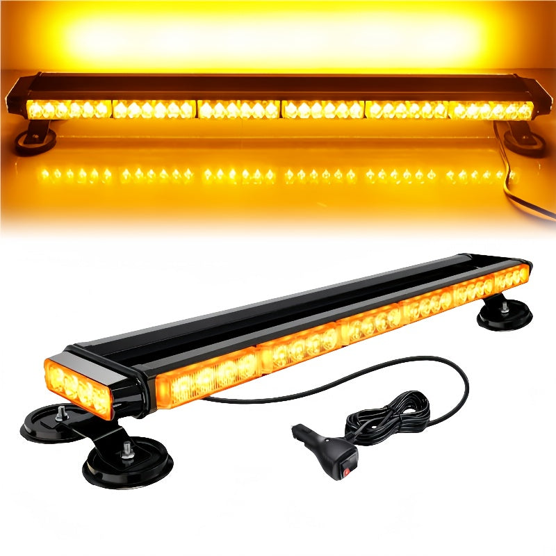 Warning Light Bar 38" – Amber/White for Trucks