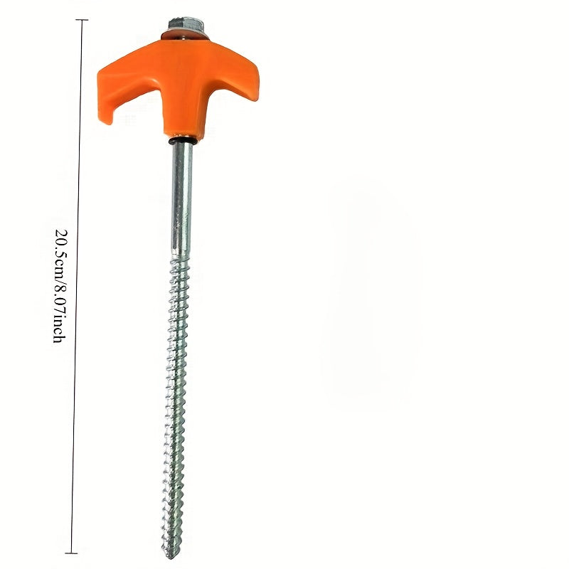 Screw Tent Pegs – Threaded Ground Anchors