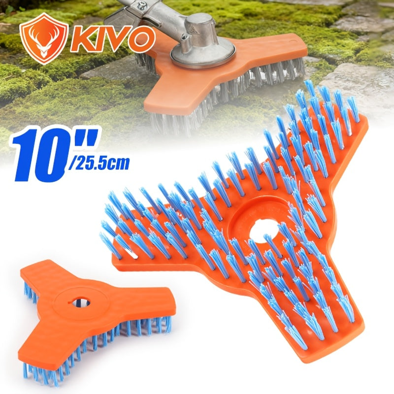 Brush head cleaning patio