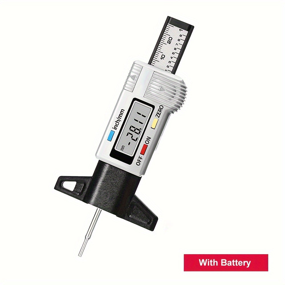 Digital Tyre Tread Depth Gauge – LCD Display