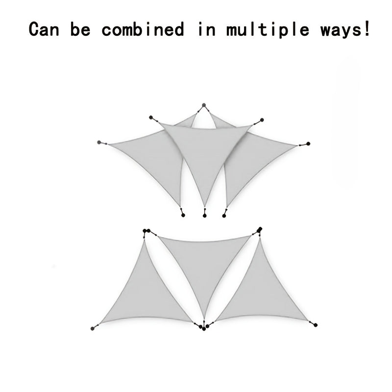 Sun sail corner with D-ring