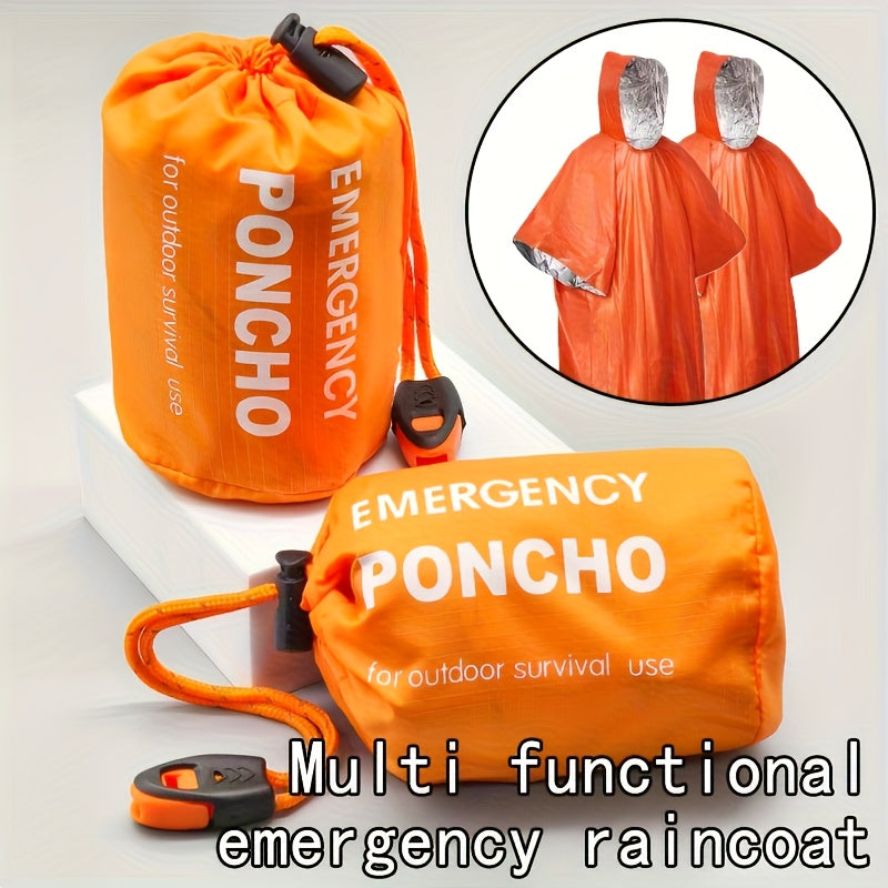 Emergency rain jacket