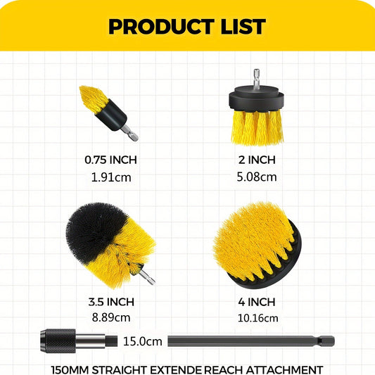 6-Piece Brush Set – Soft Brushes for Car, Boat & Home