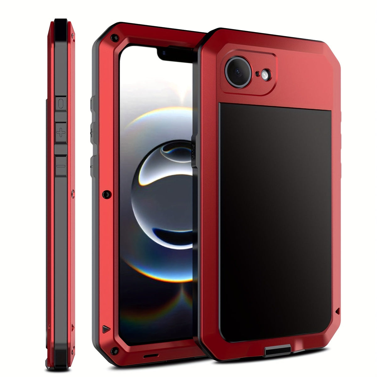 Shockproof iPhone Case – with Lanyard & Screen Protector