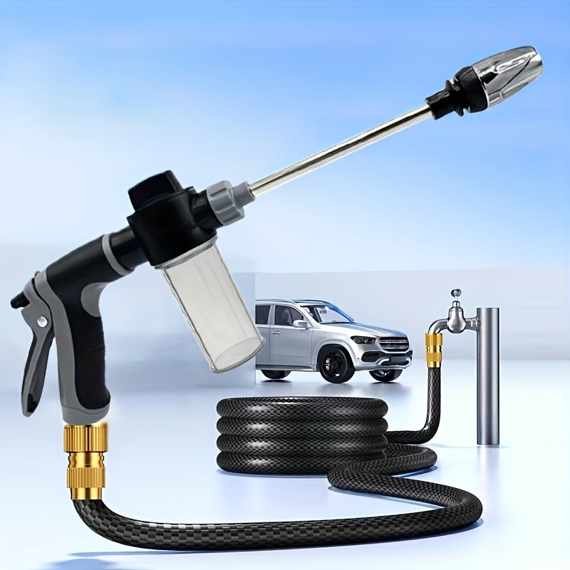 High-Pressure Car Wash Gun – Adjustable Hose Nozzle