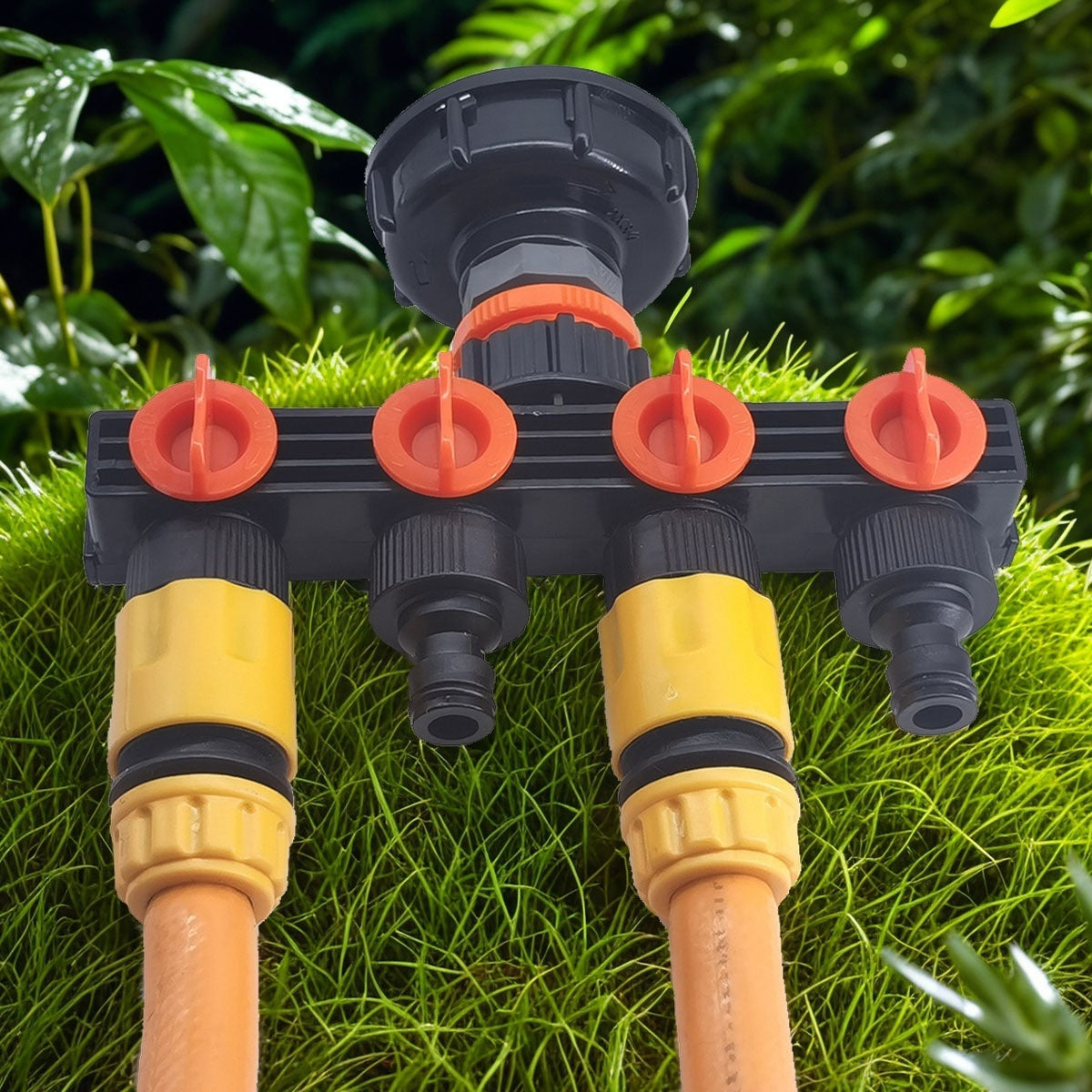 IBC tank 4-way distributor adapter