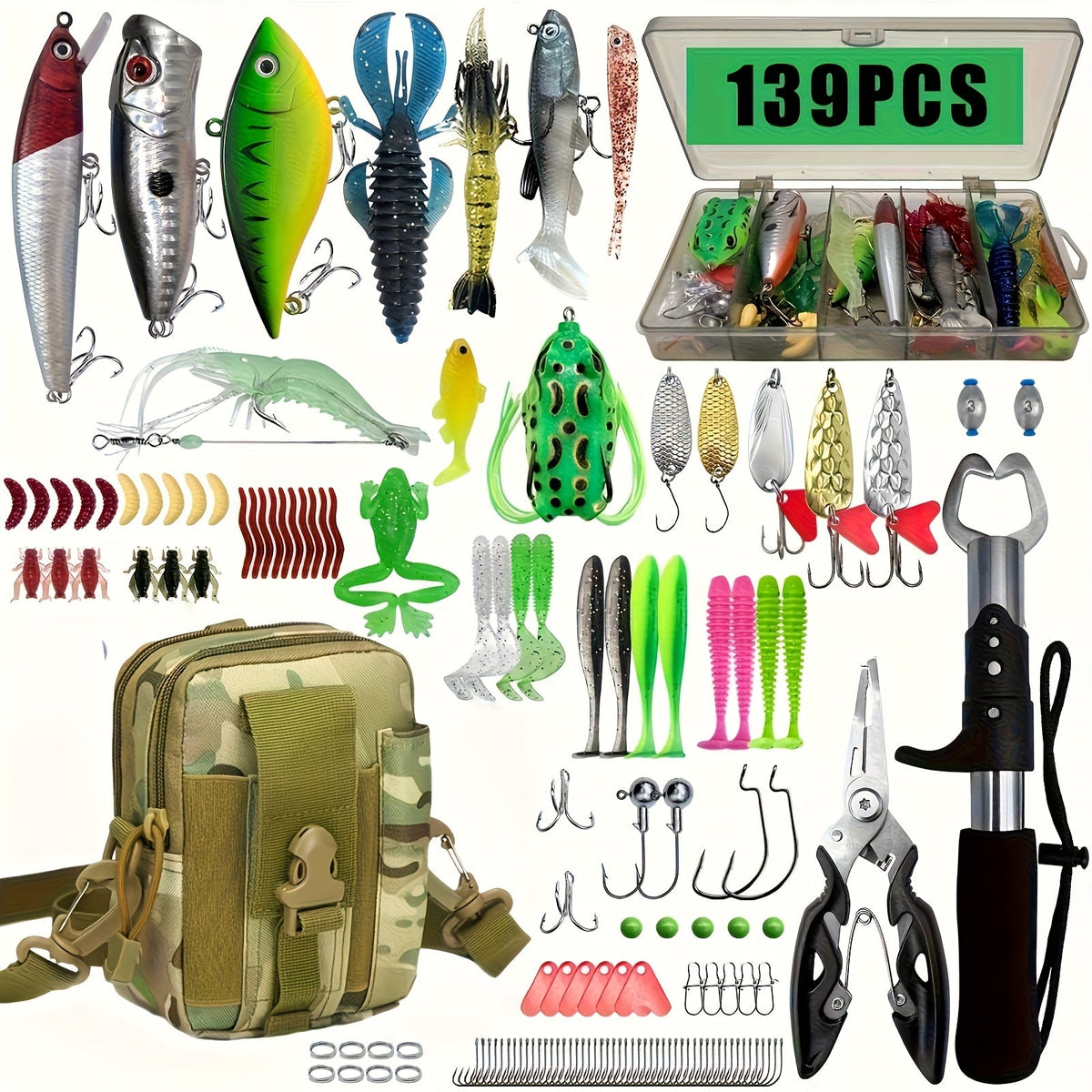 Fishing set close-up