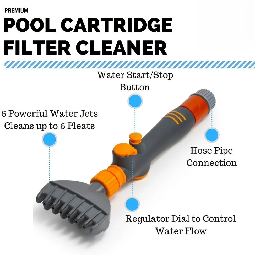 Pool Filter Cleaning Brush – Nozzle with Pressure Control