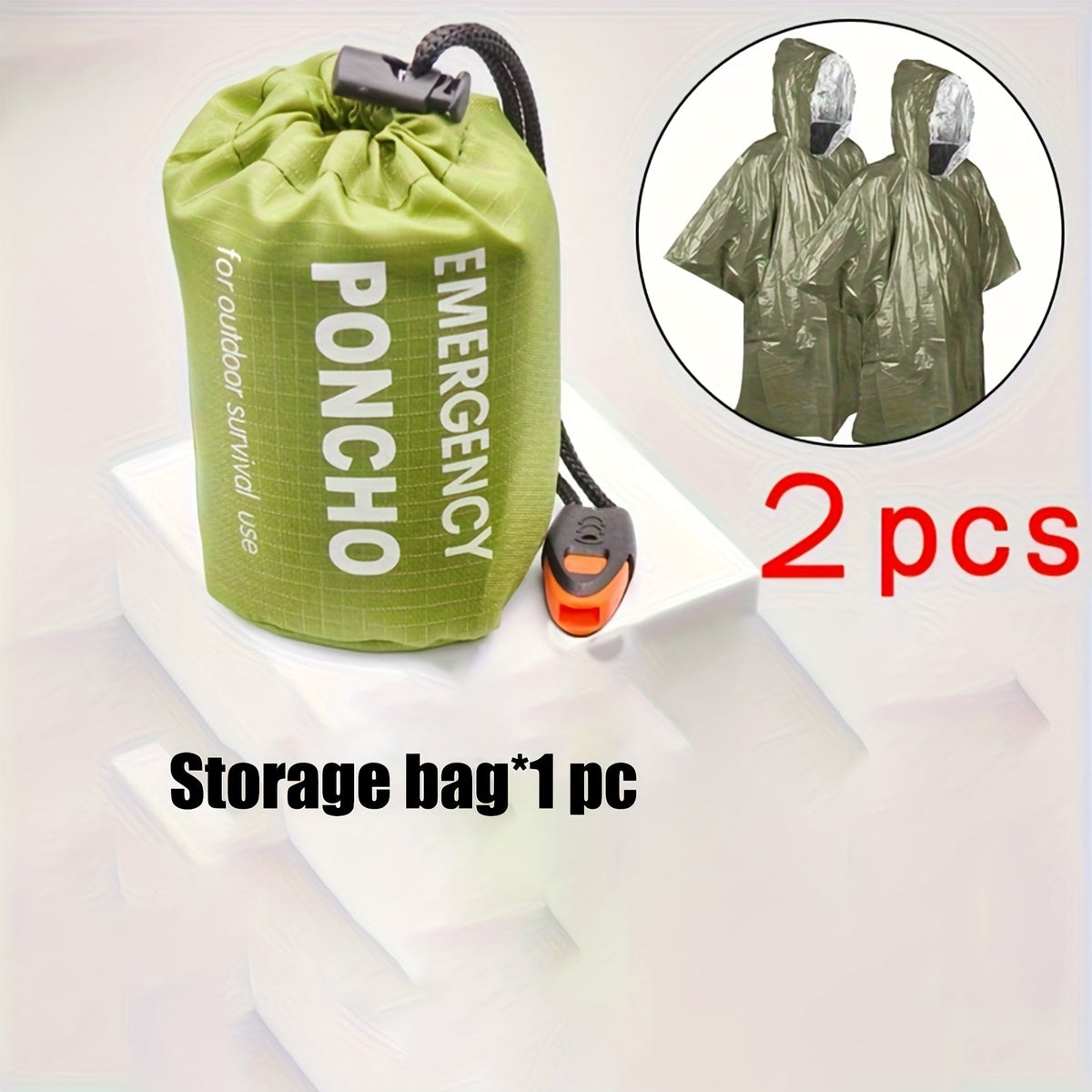 Emergency Rain Jacket – Lightweight & Packable Rain Cover