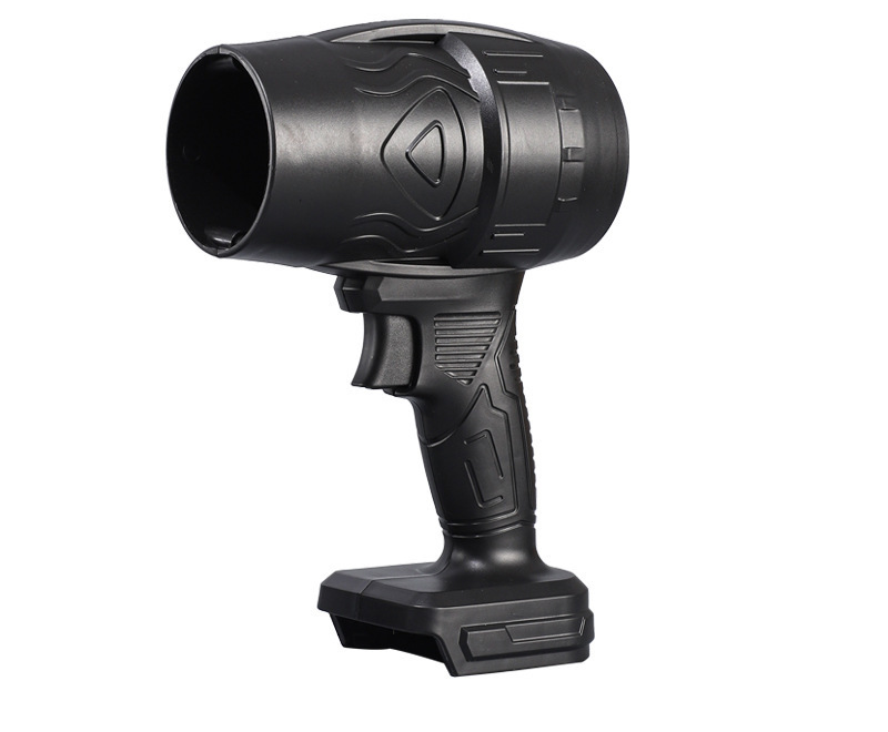 The jet blower without a battery, at an angle from the front