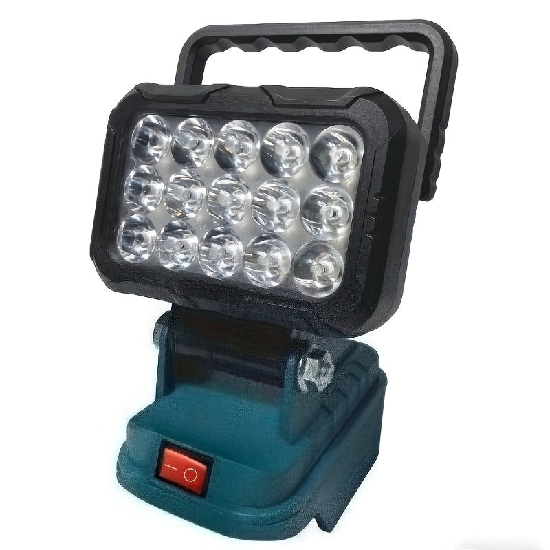 The work light with 15 LEDs and carry handle