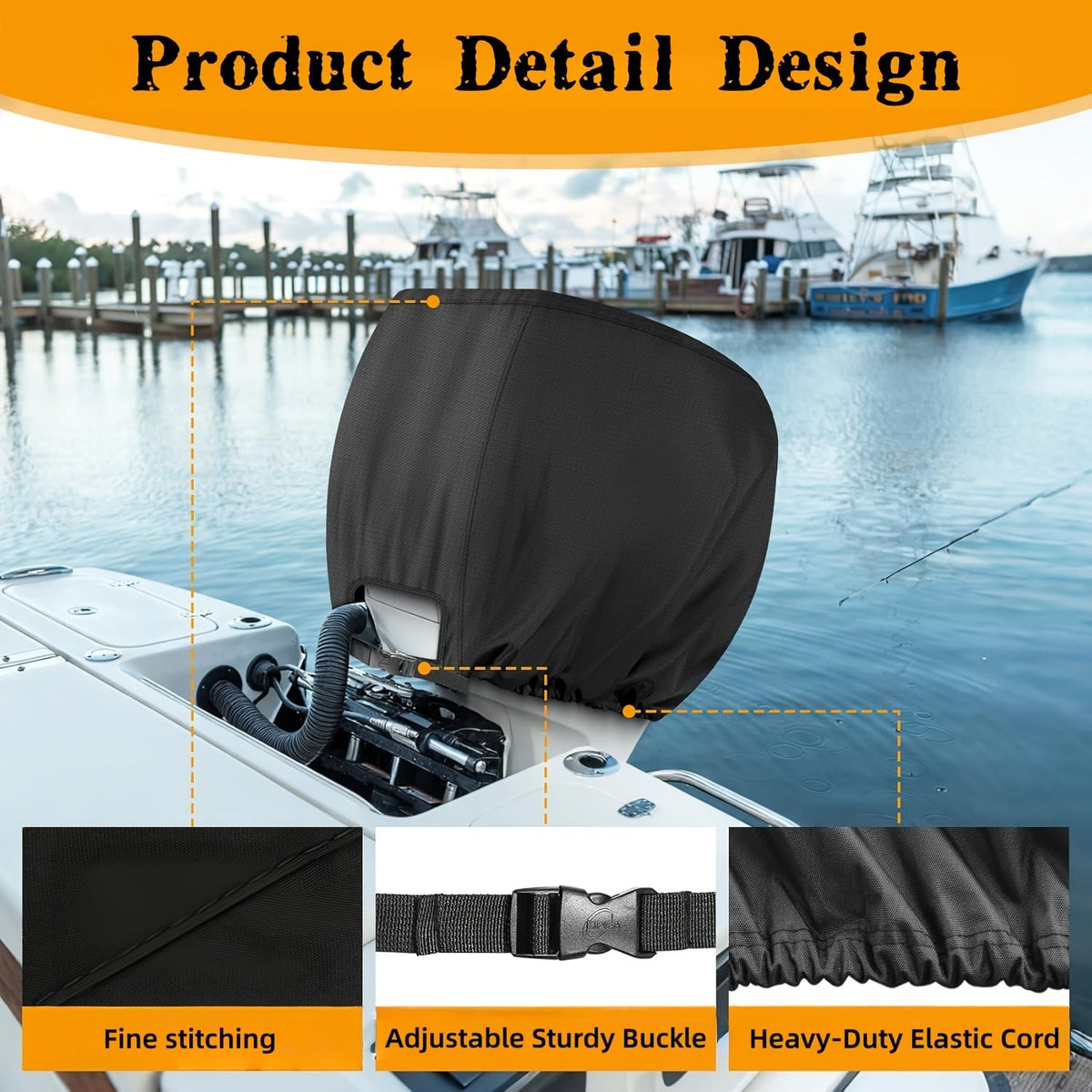 Marine Motor Cover 420D – Universal Protection
