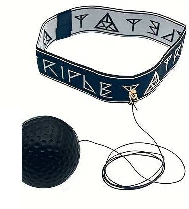 The headband with elastic string and ball