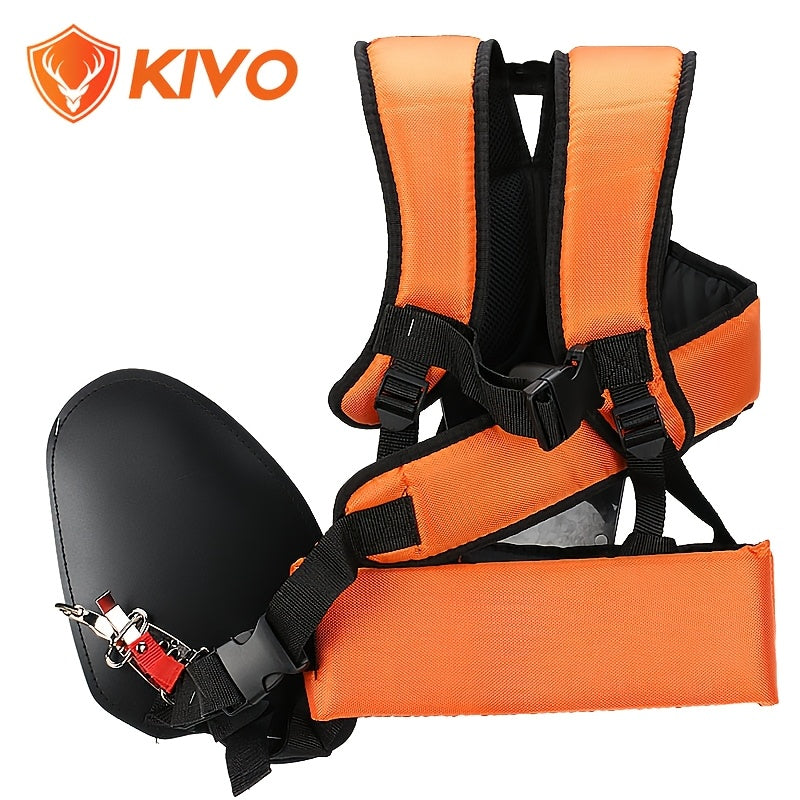 Double shoulder harness for trimmer