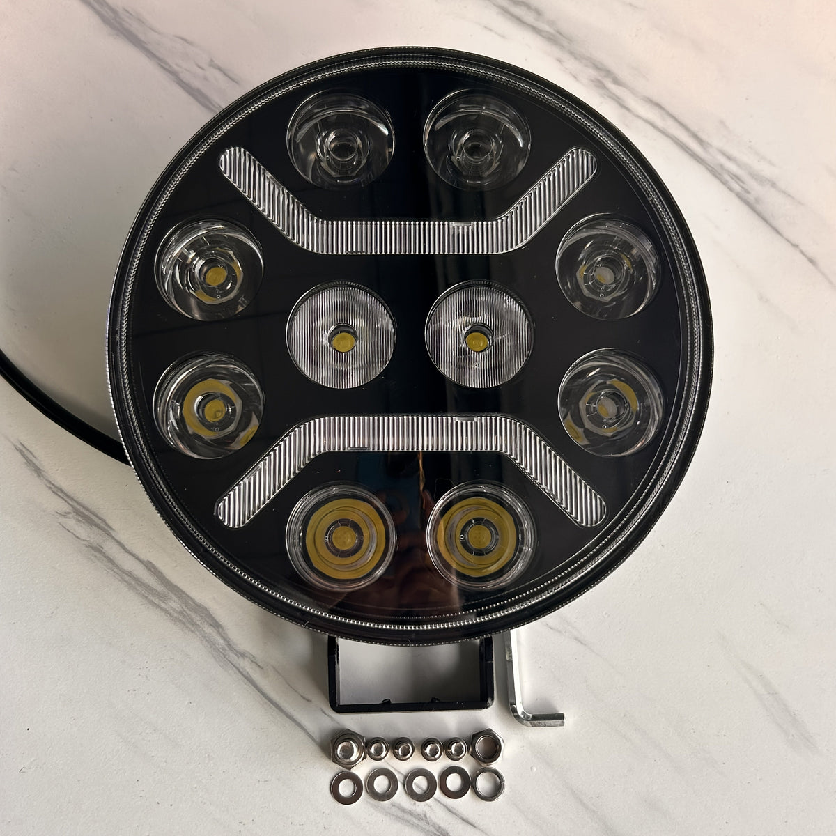 LED Work Lamps 90W – 7–9" for Trucks & Tractors