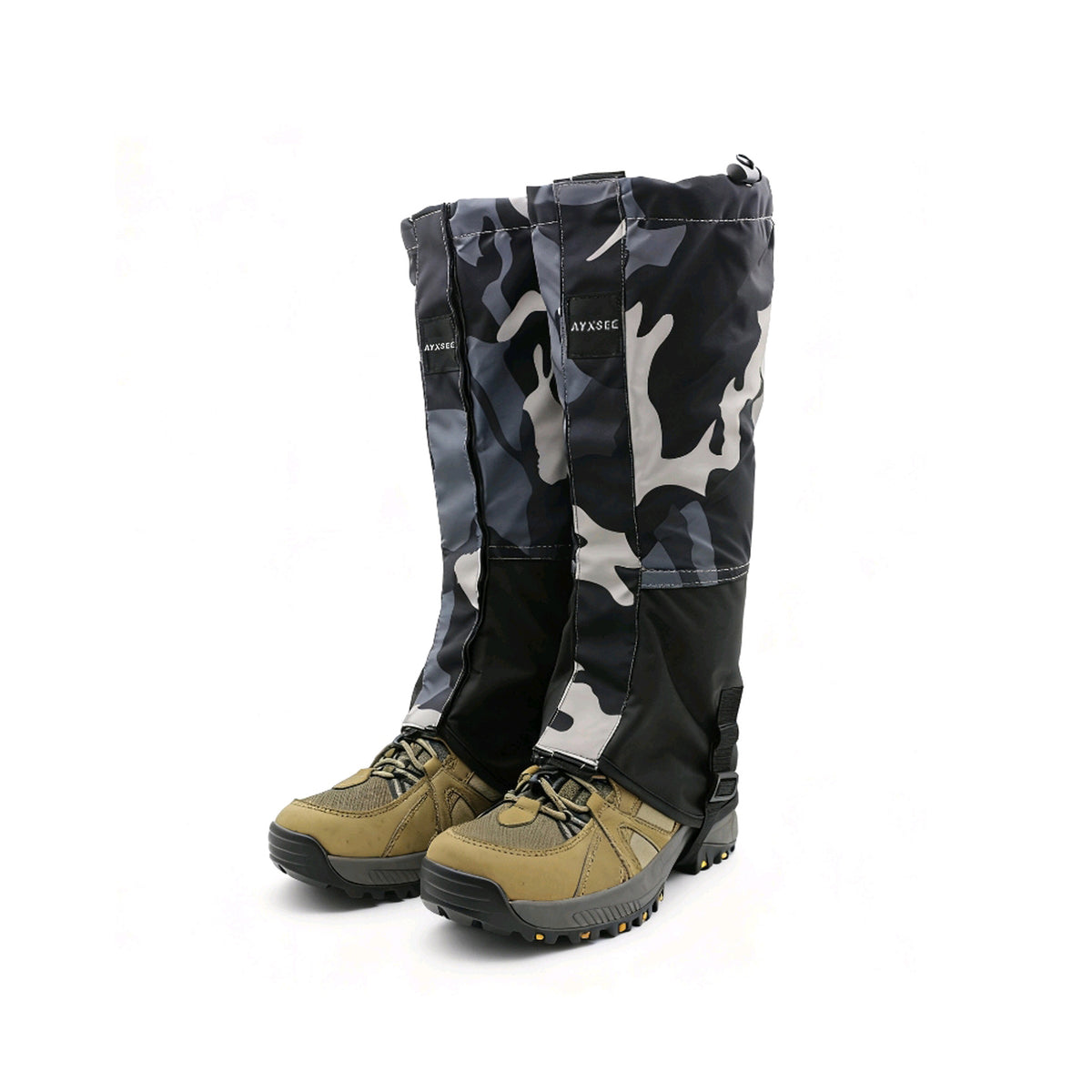 Gaiters in camo black