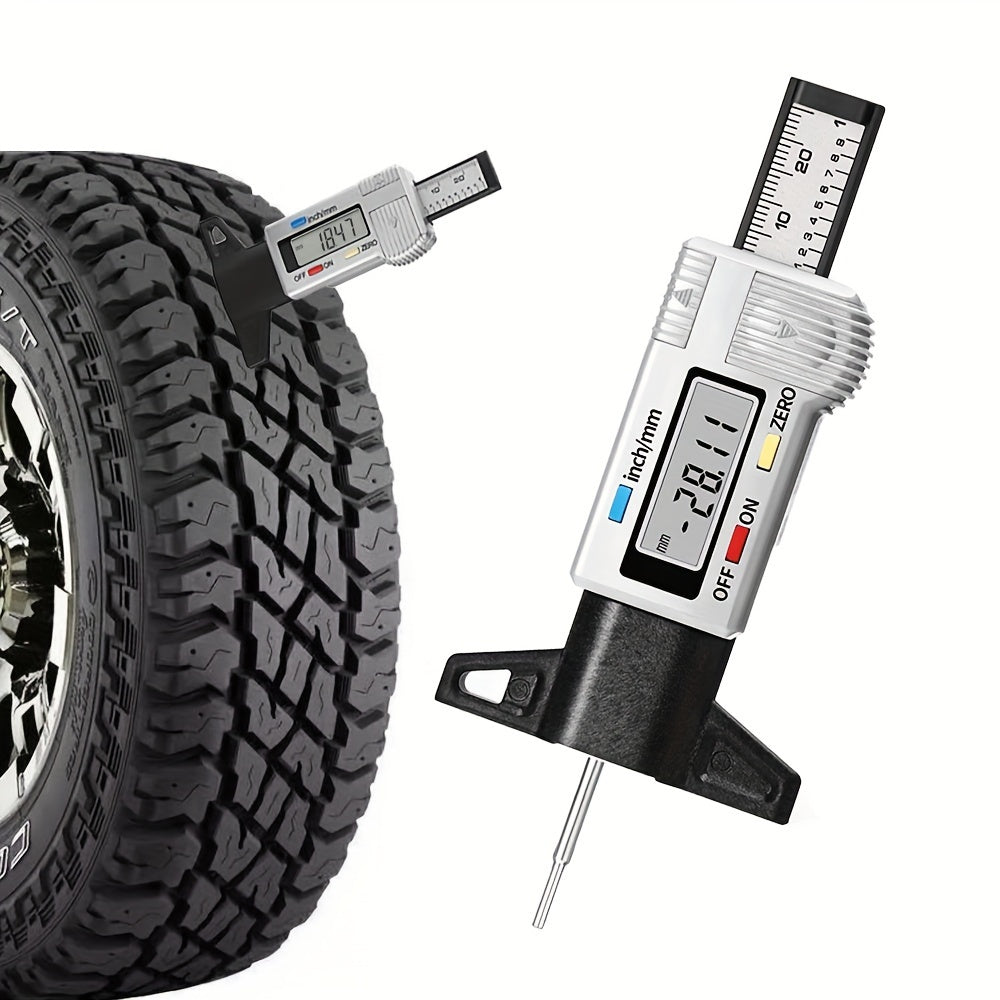 Digital tyre tread depth gauge