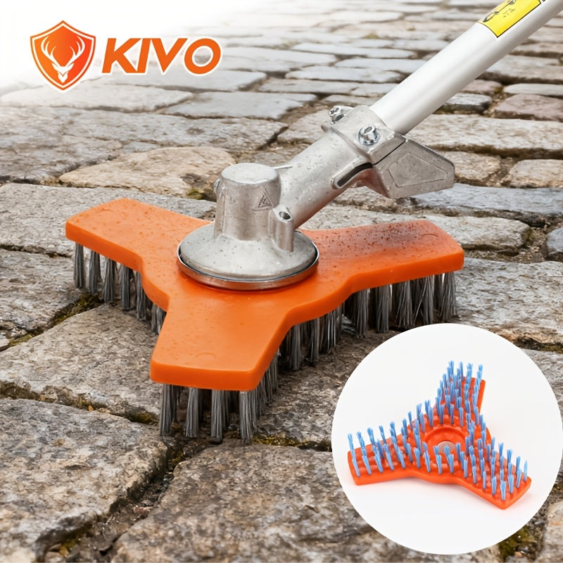 3-prong brush head detail