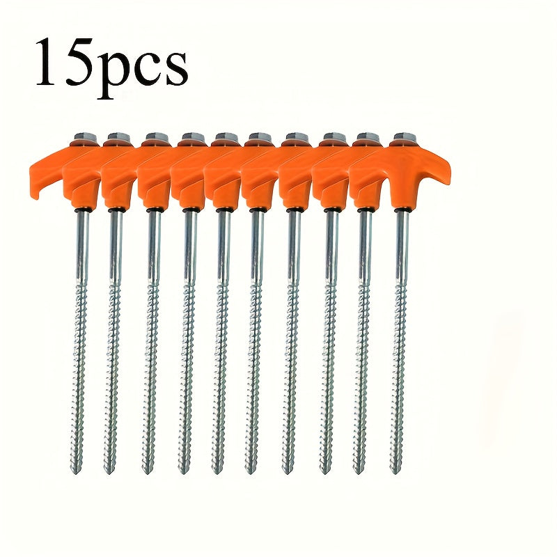 Screw Tent Pegs – Threaded Ground Anchors