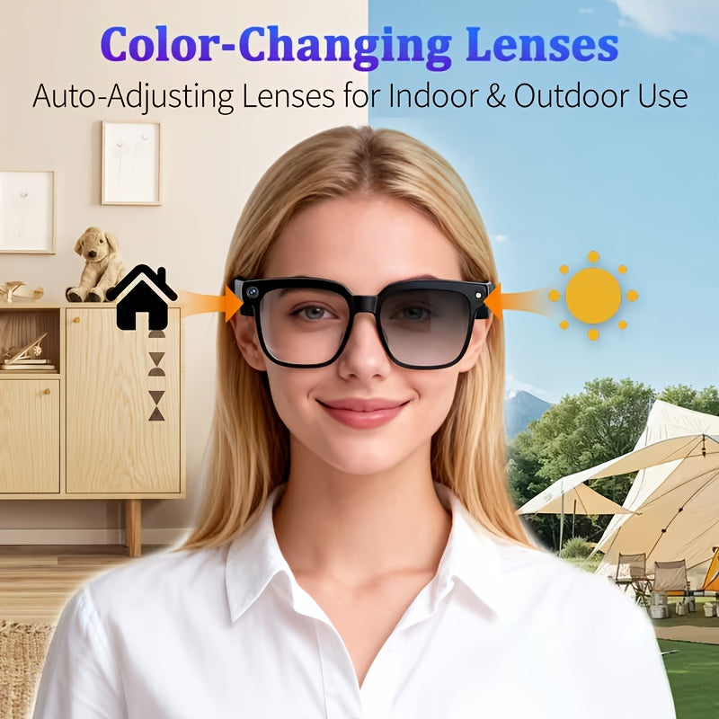 AI smart glasses, side view