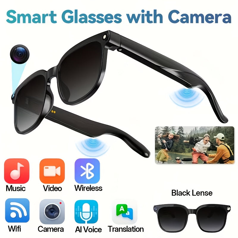 AI smart glasses close-up