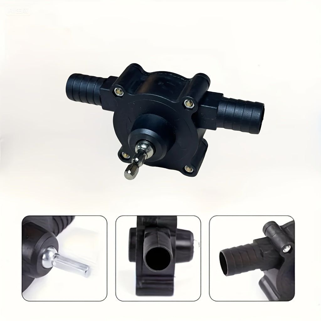 Manual Fluid Pump – Drill-Powered Transfer & Suction Pump