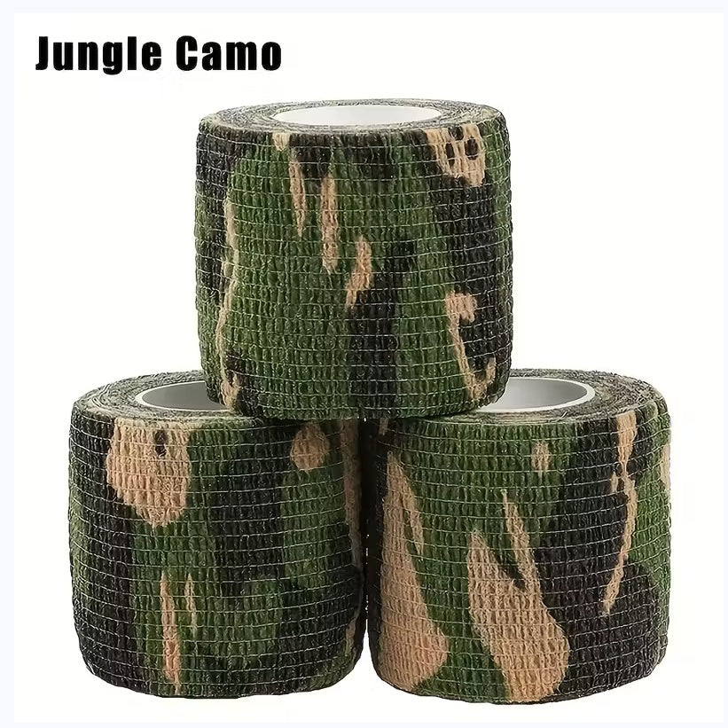 Three rolls in jungle pattern
